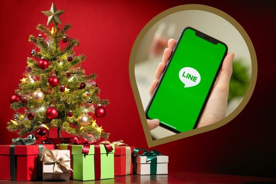 LINEギフトでクリスマス