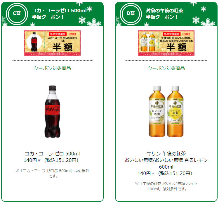 C賞・D賞