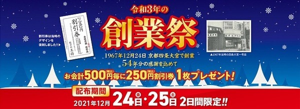 令和3年の創業祭