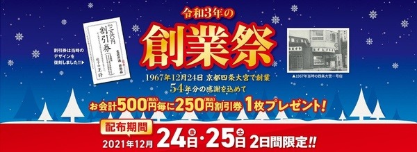 令和3年の創業祭