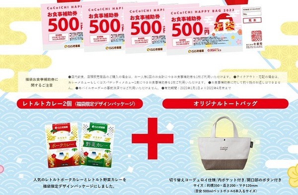 ココイチ福袋の内容とコスパ