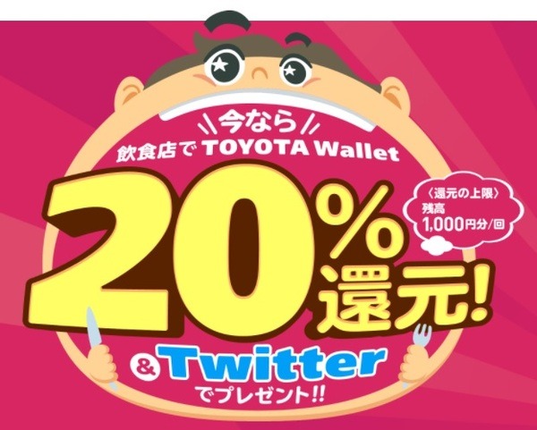 飲食店で20％還元キャンペーン