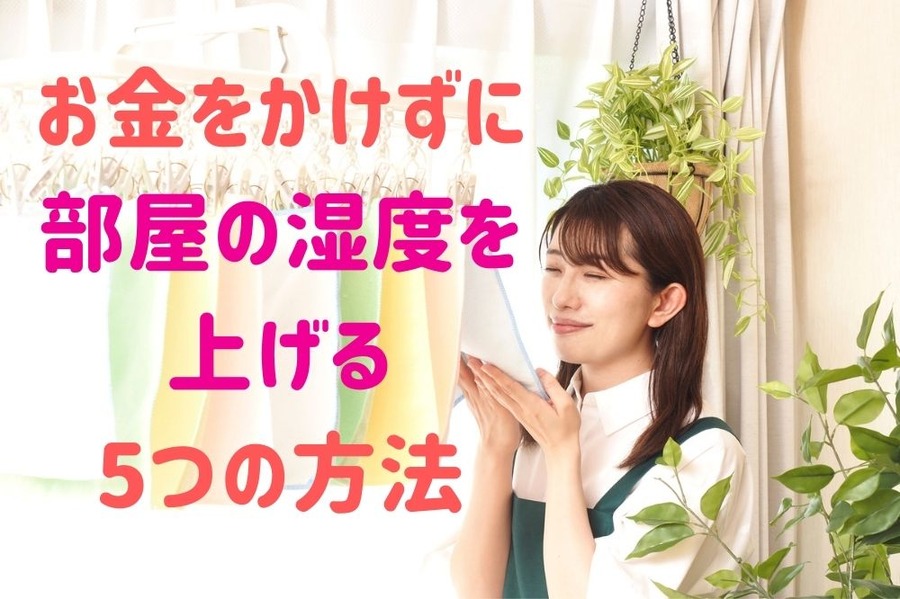 お金をかけずに部屋の湿度を上げる5つの方法