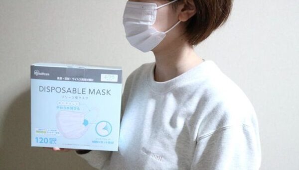 アイリスオーヤマ「プリーツ型マスク　120枚」