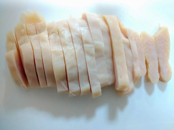 解凍してからカット