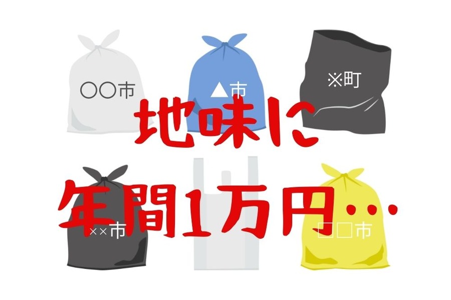 地味に年間1万円