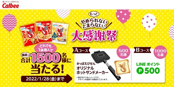 もっとやめられないとまらない♪大感謝祭