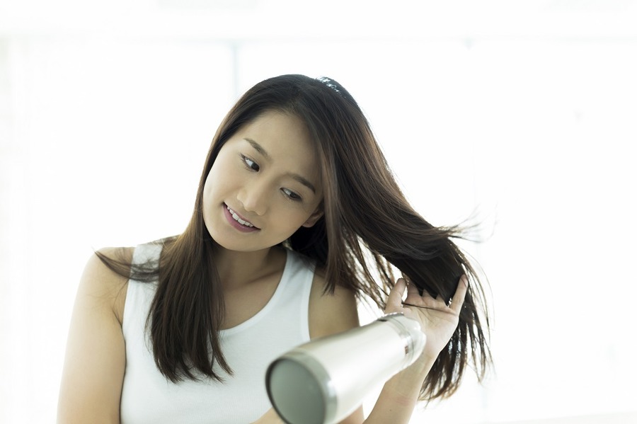 ロングヘアは時間がかかる