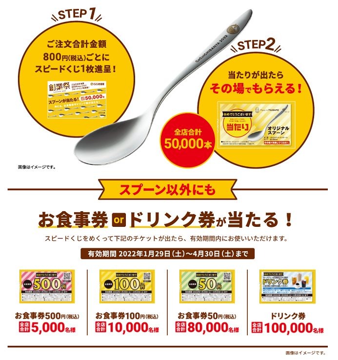 税込800円ごとにもらえる「スピードくじ」