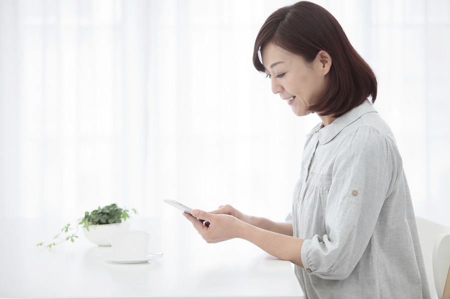 ポイ活中の主婦