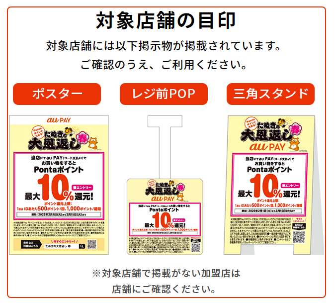 専用のポップが貼られています