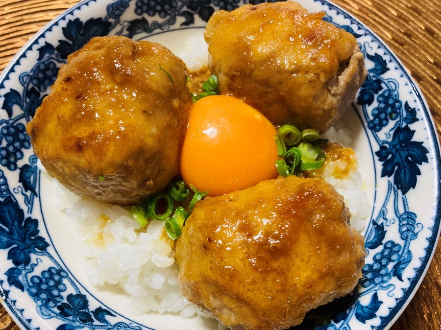 肉巻きこんにゃくのスタミナ丼