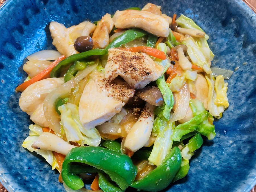 鶏むね肉の回鍋肉