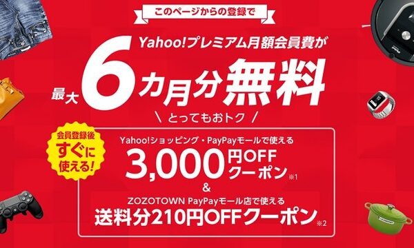 半年無料