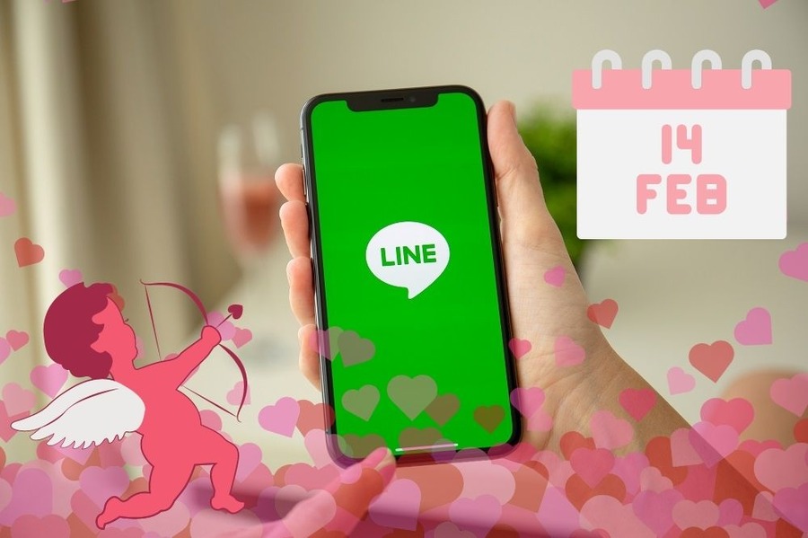 バレンタインデーLINEでギフト