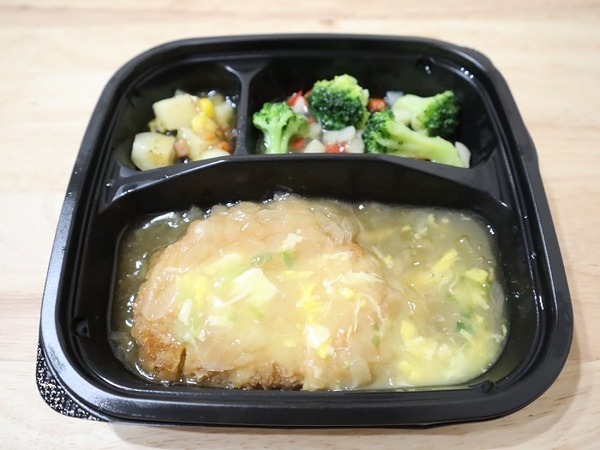 たまごとじ風を温めたところ
