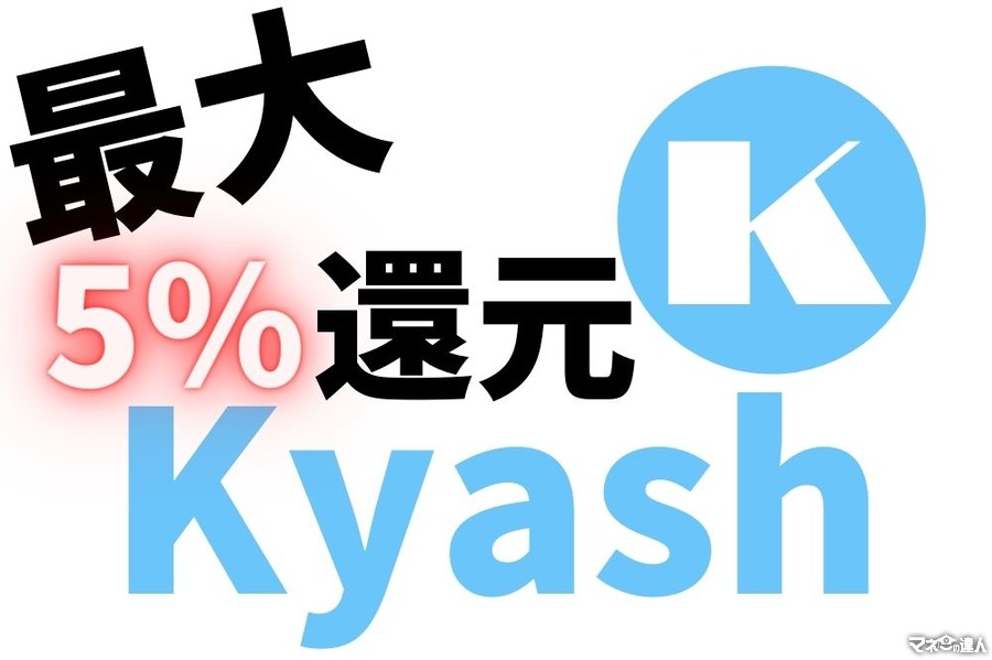 Kyash利用で最大+5%還元（2/20 23時59分まで）　Amazonギフト券、TOYOTA Walletへの利用なら無駄にならず高額決済も可能