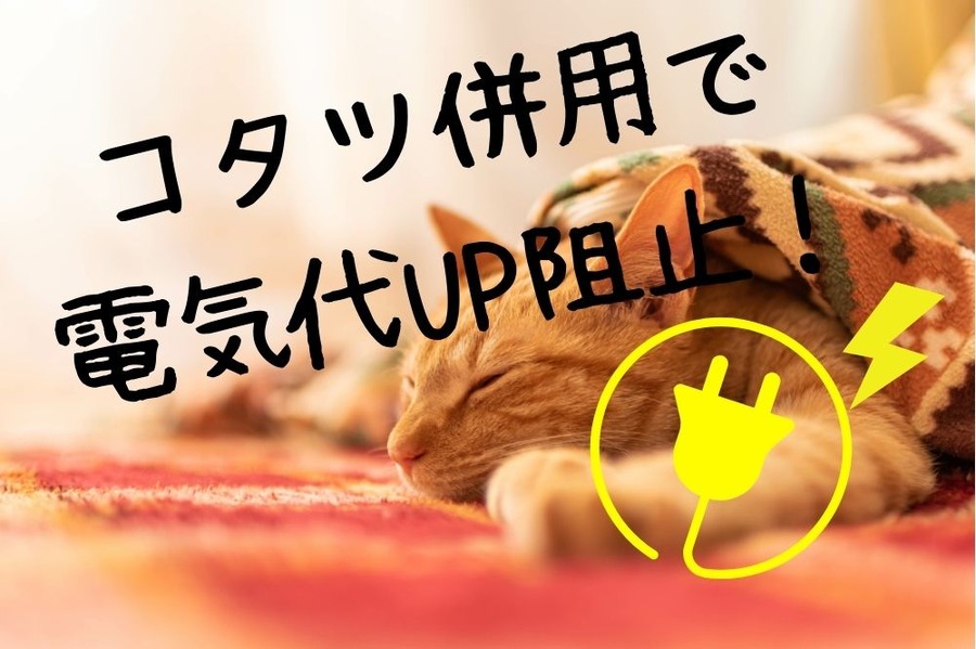 こたつの併用で電気代UP阻止！
