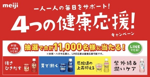 4つの健康応援！キャンペーン