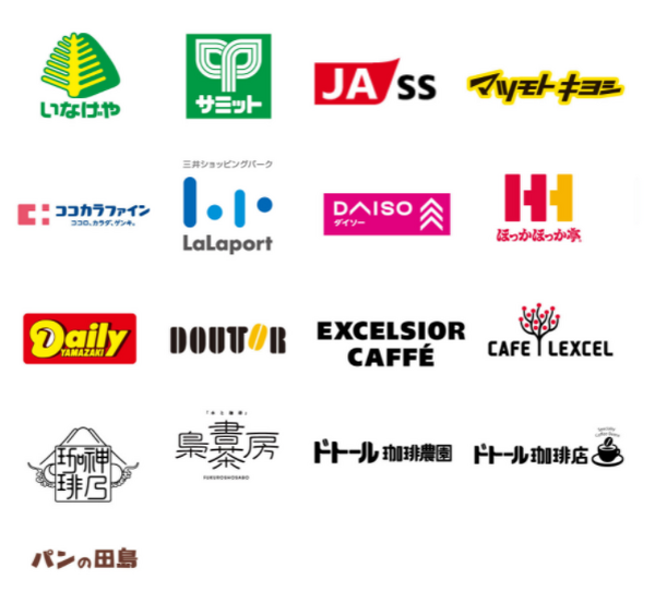 対象店舗と特典内容