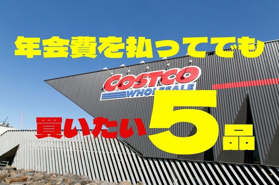 年会費を払っても買いたい5品