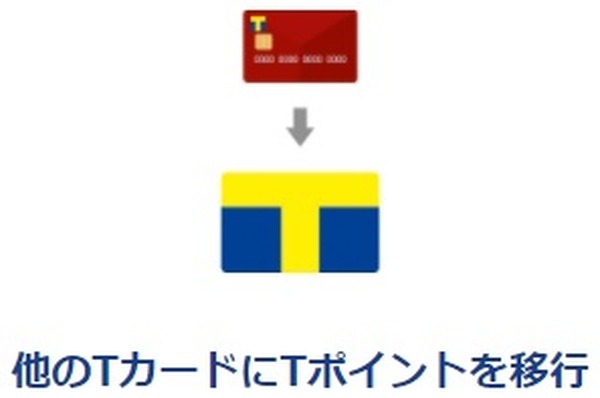 他のTカードにTポイントを移行