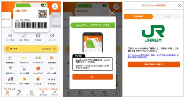 モバイルSuicaとの連携