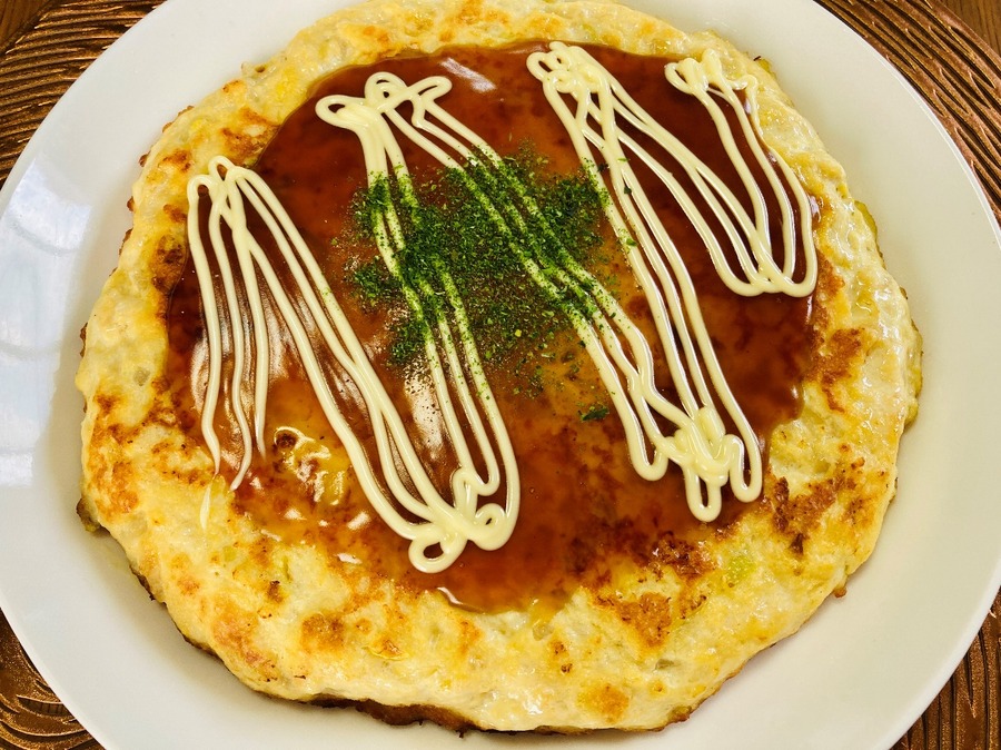 お好み焼き風ビッグつくね