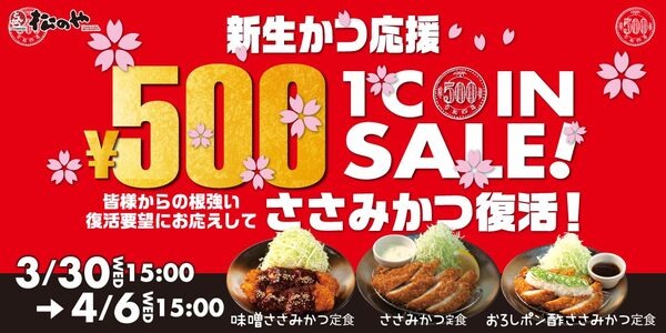 ワンコインささみかつ