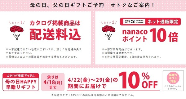 nanacoポイントが10倍