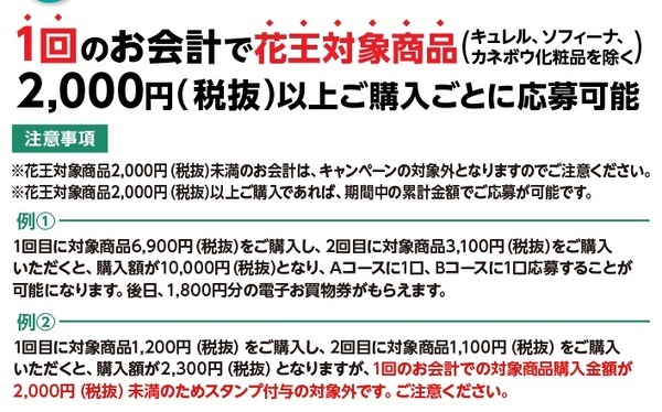 5/1まで【ポイ活×キャンペーン】2つのドラッグストアで花王キャンペーン 併用キャンペーンで2重・3重取りも可能（筆者の体験談も）