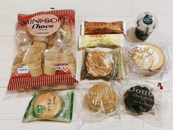 シャトレーゼで1000円チャレンジした戦利品