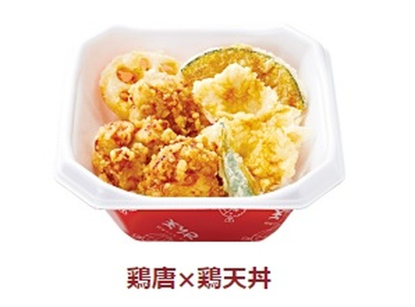 鶏唐×鶏天丼