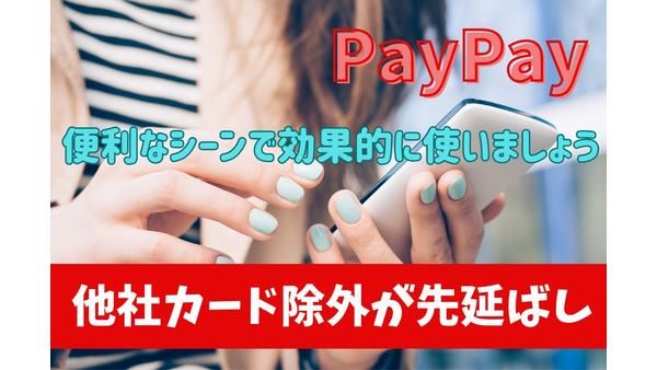 PayPayの他社カード除外が先延ばし　PayPayに対する不満を検証して見えた誤解と対処法 画像
