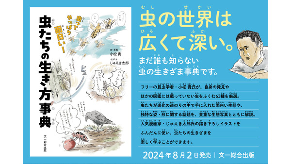 夏休みおススメ（中身チラ見せ）図鑑に載ってない63種の虫たちの生態や独特な姿・形『虫ってやっぱり面白い！ 虫たちの生き方事典』 画像