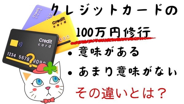 【クレカ100万円修行】利用額ポイントボーナスで本当に得するカード、それほどでもないカード 画像