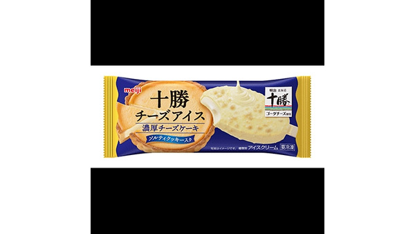 ソルティクッキー配合の「本格チーズデザート」アイスバー、明治より発売(9/23～) 画像