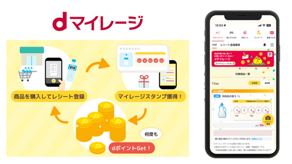 ドコモ、新サービス「dマイレージ」開始へ　dポイントキャンペーンも(12月末まで) 画像