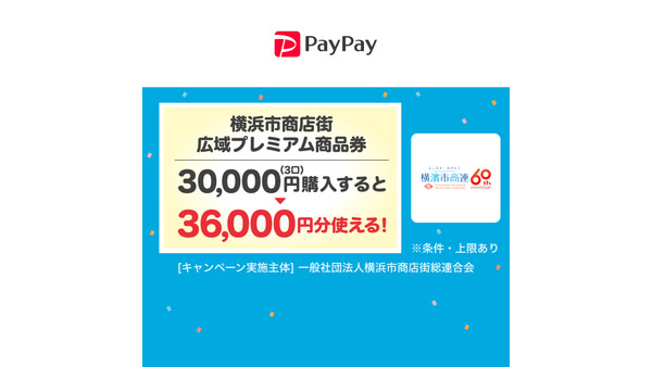 早期終了の可能性あり！1万円で2000円お得「横浜市商店街広域プレミアム商品券」販売開始 画像