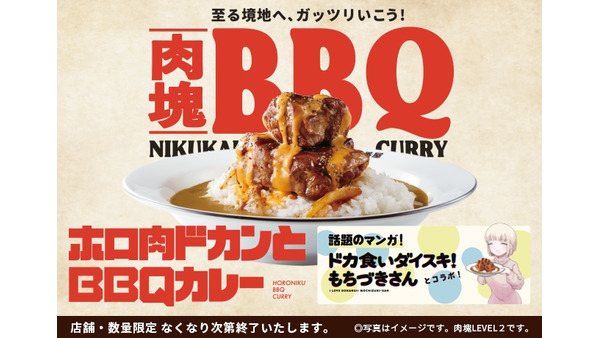 ココイチ「肉塊プロジェクト」第3弾　スプーンでほぐれる豚肩のBBQカレー(11/15～店舗・数量限定） 画像