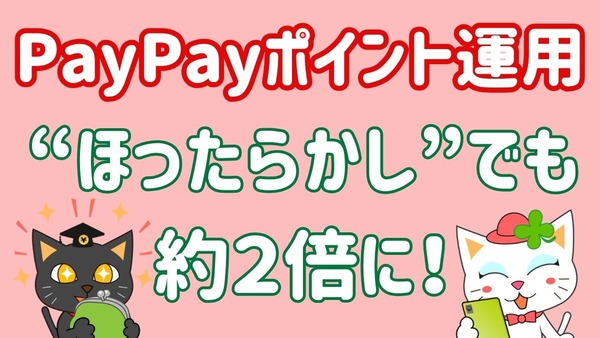 PayPayポイント運用は“ほったらかし”でも「＋92.94％」！ポイ活主婦の実績とコツは？【赤裸々公開します】 画像