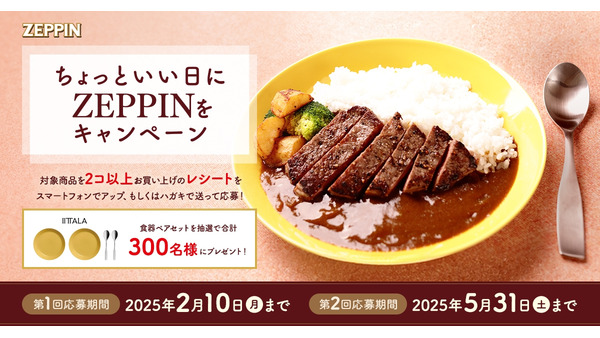 ZEPPIN買ってフィンランドのブランド「イッタラ」食器ペアセットを当てよう！ 画像