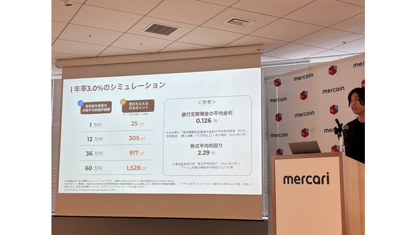 【年率3%】メルカリ内で暗号資産を持つだけでポイントがもらえるサービスがスタート 画像