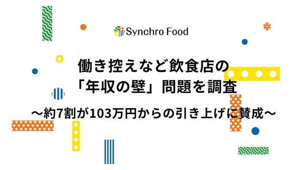 飲食店の4割で「働き控え」発生、年収の壁引き上げに7割が賛成 画像