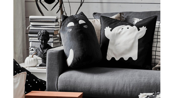 【IKEA新作】ハロウィングッズが8月21日より登場！おばけ柄クッションや黒猫フリーザーバッグなど注目アイテム8選 画像