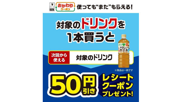 【セブンイレブン】ドリンク買うたびに50円引きクーポン発券！レッドブルや午後の紅茶などが対象