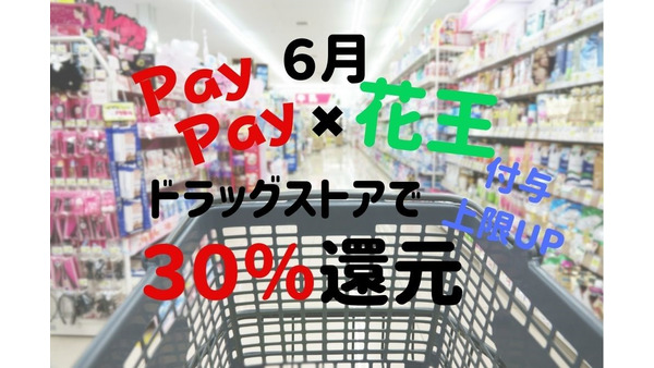 【6月中】PayPay×花王キャンペーンで30％還元　付与上限2500円にUPで「狙い目花王製品」4選 画像