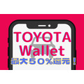 TOYOTA Walletで最大50％還元