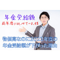 物価高なのに2022年度の 年金受給額が下がった理由