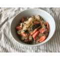 鮭と小松菜の炊き込みご飯 (1人前・75円)